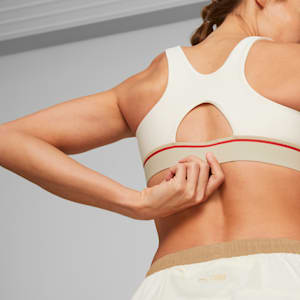 PUMA x CIELE Ultraform Women's Running Bra, Frosted Ivory-Granola, extralarge