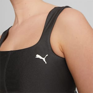 Top corto de entrenamiento PUMA x OLIVIA AMATO para mujer, PUMA Black