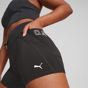 Shorts para correr ajustados PUMA x OLIVIA AMATO para mujer, PUMA Black, extralarge