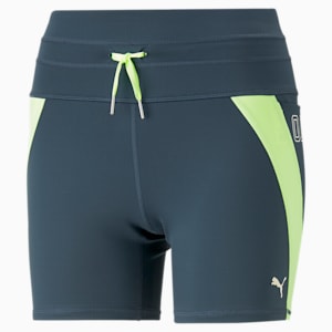 Shorts para correr ajustados PUMA x OLIVIA AMATO para mujer, Dark Night, extralarge