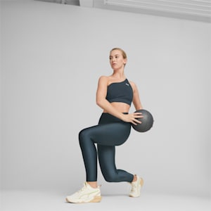 Sujetador de medio impacto PUMA x OLIVIA AMATO para mujer, PUMA Black