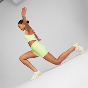 PUMA x OLIVIA AMATO Women's Mid-Impact Bra, Fast Yellow