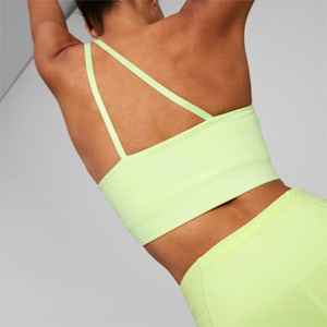 PUMA x OLIVIA AMATO Women's Mid-Impact Bra, Fast Yellow