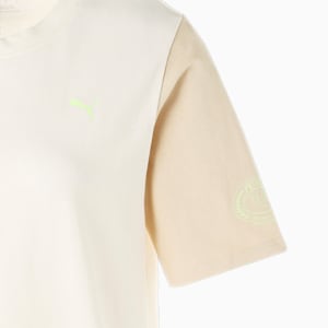 ウィメンズ トレーニング PUMA x OLIVIA AMATO 半袖 Tシャツ, Frosted Ivory-Granola