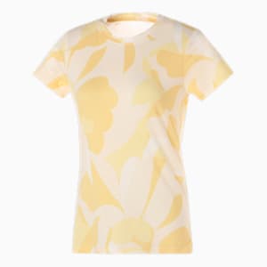 ウィメンズ ヨガ スタジオ AOP 半袖 Tシャツ, Pristine
