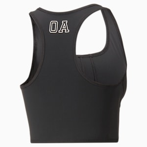 PUMA x OLIVIA AMATO Women's Running Crop Top, PUMA Black
