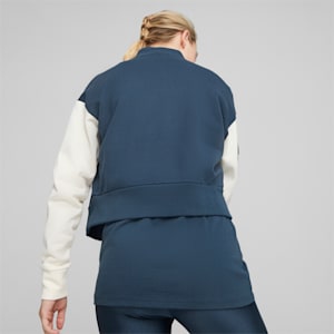ウィメンズ トレーニング PUMA x OLIVIA AMATO VARSITY ジャケット, Dark Night-Frosted Ivory