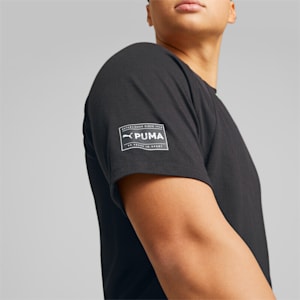 PUMA Fit Ultrabreathe Triblend Training Tee Men, PUMA Black-Fizzy Lime