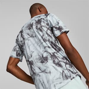 メンズ ランニング RUN FAVORITE AOP グラフィック 半袖 Tシャツ, Platinum Gray-AOP, extralarge-JPN