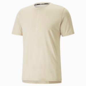 メンズ ヨガ スタジオ ヨギーニ ライト メッシュ 半袖 Tシャツ, Granola