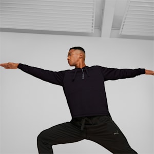 メンズ ヨガ スタジオ フーディー プラスチックフリー, PUMA Black, extralarge-JPN
