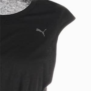 ウィメンズ ヨガ スタジオ SKIMMER 半袖 Tシャツ, PUMA Black