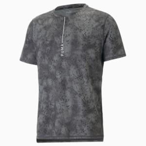 メンズ ヨガ スタジオ ヨギーニ ライト AOP 半袖 Tシャツ, PUMA Black