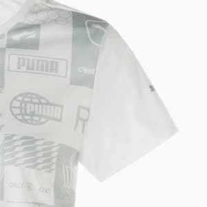 ウィメンズ ランニング RUN FAVORITE AOP 半袖 Tシャツ, PUMA White-AOP