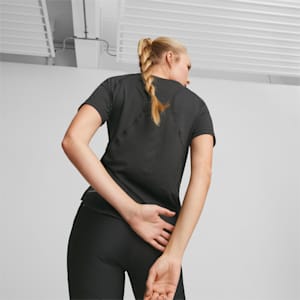 ウィメンズ ランニング RUN CLOUDSPUN 半袖 Tシャツ, PUMA Black, extralarge-JPN
