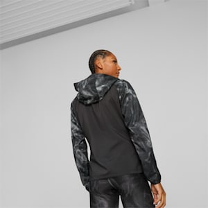 ウィメンズ ランニング AOP FAVORITE ウーブン ジャケット, PUMA Black-AOP, extralarge-JPN