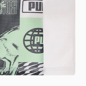 メンズ ランニング RUN FAVORITE AOP 半袖 Tシャツ, PUMA White-Light Mint-AOP