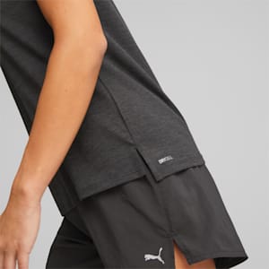 ウィメンズ ランニング RUN FAVORITE ヘザー 半袖 Tシャツ, PUMA Black Heather