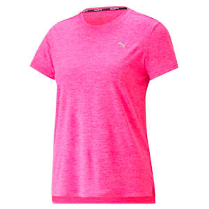 ウィメンズ ランニング RUN FAVORITE ヘザー 半袖 Tシャツ, Ravish Heather