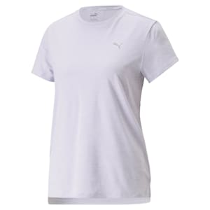 ウィメンズ ランニング RUN FAVORITE ヘザー 半袖 Tシャツ, Spring Lavender Heather