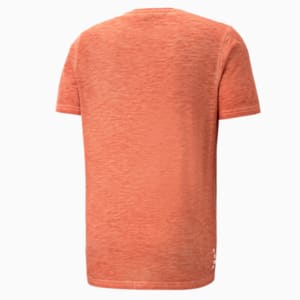 メンズ ヨガ スタジオ ファンデーション ウォッシュ 半袖 Tシャツ, Chili Powder, extralarge-JPN