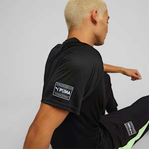 メンズ トレーニング PUMA FIT ULTRABREATHE 半袖 Tシャツ, PUMA Black-Fizzy Lime, extralarge-JPN