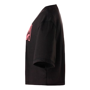 ウィメンズ トレーニング グラフィック ボクシー クロップ Tシャツ, PUMA Black