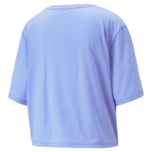 ウィメンズ トレーニング グラフィック ボクシー クロップ Tシャツ, Elektro Purple