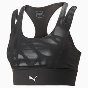 ウィメンズ トレーニング NOVA SHINE EVERSCUL ブラトップ 中サポート, PUMA Black