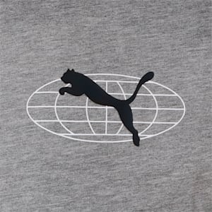 メンズ トレーニング パフォーマンス グラフィック 半袖 Tシャツ, Medium Gray Heather-Q2 print
