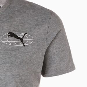 メンズ トレーニング パフォーマンス グラフィック 半袖 Tシャツ, Medium Gray Heather-Q2 print