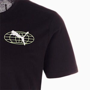 メンズ トレーニング パフォーマンス グラフィック 半袖 Tシャツ, PUMA Black-Q2 Print