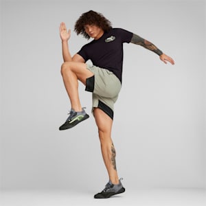 メンズ トレーニング パフォーマンス グラフィック 半袖 Tシャツ, PUMA Black-Q2 Print