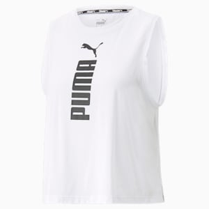 ウィメンズ トレーニング PUMA FIT TRI-BLEND タンクトップ, PUMA White