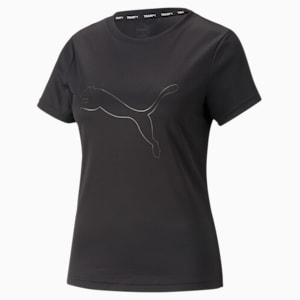 ウィメンズ トレーニング コンセプト コマーシャル 半袖 Tシャツ, PUMA Black-Metallic Black