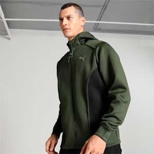 CLOUDSPUN TECHLBL Full-Zip Men's Jacket, Myrtle-PUMA Black, extralarge-IND
