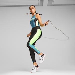 PUMA FIT Women's Eversculpt Training Tank Top, Bold Blue-Speed Green, extralarge-GBR