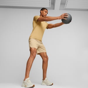 Shorts de entrenamiento tejidos ultratranspirable de 7'' para hombre, Sand Dune, extralarge