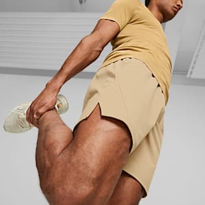Shorts de entrenamiento tejidos ultratranspirable de 7'' para hombre, Sand Dune, extralarge
