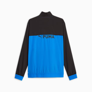 PUMA FIT Full-Zip Woven Training Jacket Men, Ultra Blue-PUMA Black, extralarge-GBR