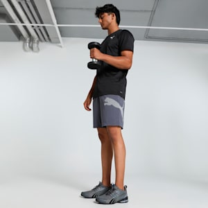 Train All Day Big CAT Men's Training Shorts, Galactic Gray, extralarge-IND