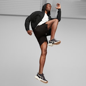 Fit Double Knit Men's Full-Zip Training Hoodie, PUMA Black, extralarge-IND