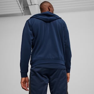 PUMA Fit Double Knit Men's Full-Zip Hoodie, Club Navy, extralarge