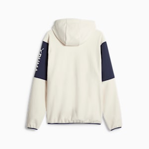 PUMA Fit Men's Hybrid Jacket, Alpine Snow-PUMA Navy, extralarge-GBR