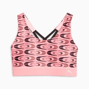 Bra para entrenar RETRO GLAM Strappy para mujer, Koral Ice, extralarge