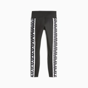 Retro Glam High Waisted Training Tights, PUMA Black, extralarge-IND