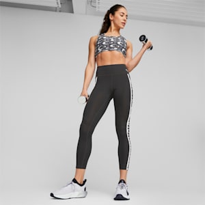 Retro Glam High Waisted Training Tights, PUMA Black, extralarge-IND