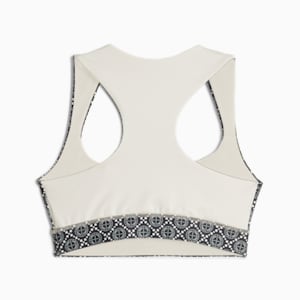Sujetador de entrenamiento de soporte medio con logo Love para mujer, Alpine Snow, extralarge