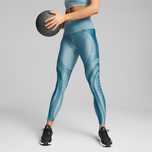 EVERSCULPT Women's High Waist Tights, Bold Blue, extralarge-GBR