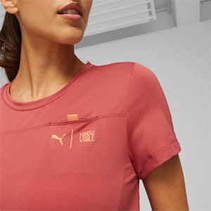 PUMA x First Mile Women's Running T-shirt, Astro Red, extralarge-IND